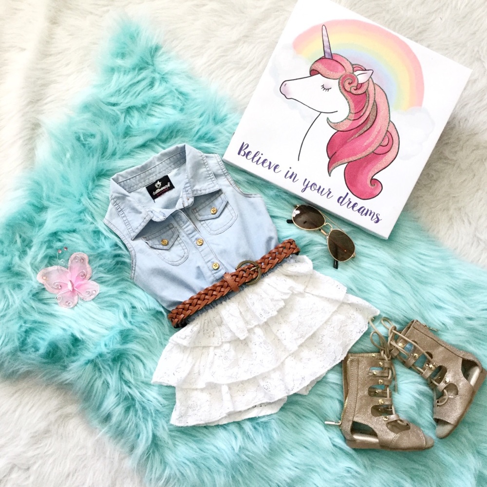 Cute lace romper